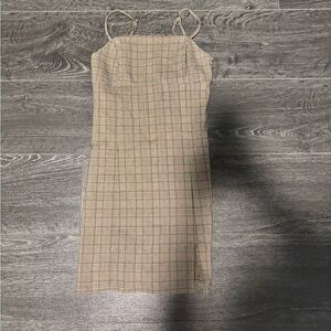 Garage plaid mini dress, size xs